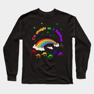 Straight as a Rainbow Long Sleeve T-Shirt